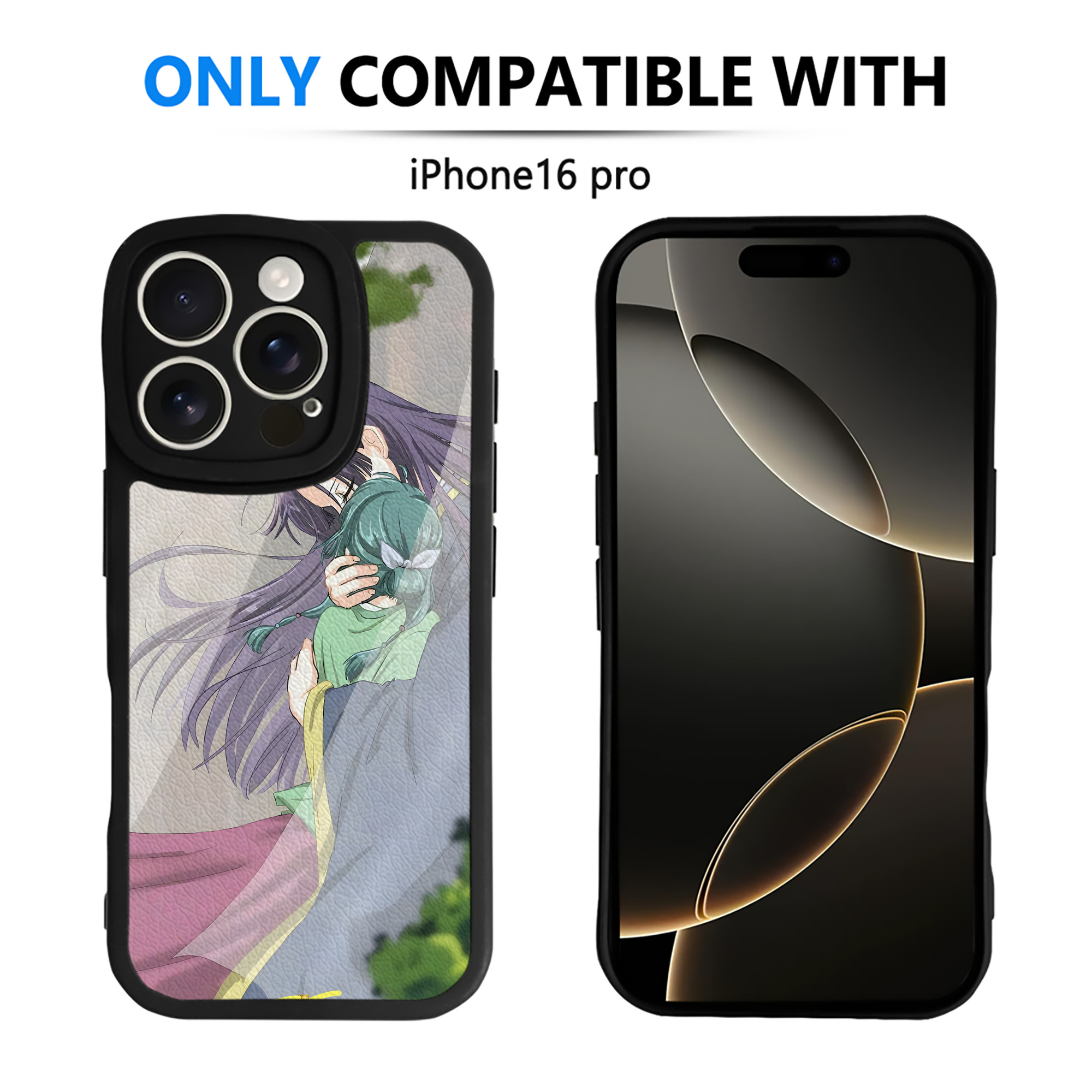 （画像用） 薬屋のひとりごと The Apothecary Diaries 【iPhone 16シリーズ対応】シリコンスマホケース（レザー調） 材質：シリコン